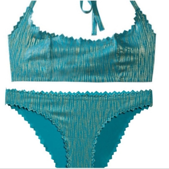 PilyQ swimsuit Sea Shine Reversible Zig Zag - Picture 2 of 4